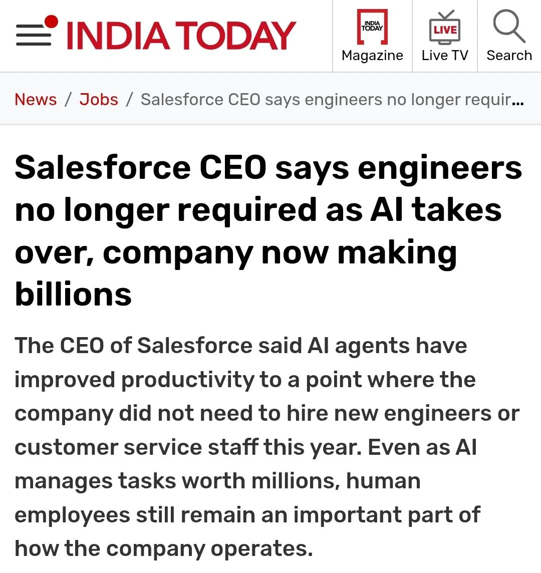 ç¨åºå reactionï¼SalesforceCEosaysengineers